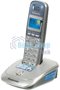 Телефон беспроводной (DECT) Panasonic KX-TG2511RUS (серебристый) АОН, Caller ID,спикерфон на трубке,переход в Эко режим одним нажатием