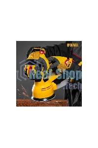 Эксцентриковая шлифовальная машина Denzel OS-125, 450 Вт, 6000-12000 об/мин