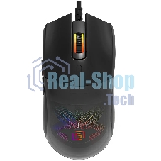 Мышь проводная Oklick 714GM черный, 3200 dpi, USB, кнопки - 7