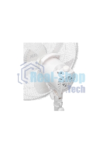 Вентилятор напольный DUX DX-40, 40Вт, 16дюйм, белый 60-0218