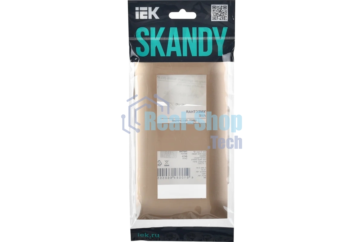 Рамка 2-ая IEK SKANDY SK-F02Sa песочный