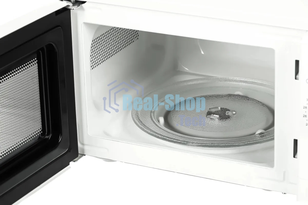 Микроволновая печь Galanz MOS-2008MW белый, 20 л, 700 Вт, переключатели - поворотный механизм