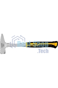 Молоток слесарный Denzel 600 г цельнометаллический, двухкомпонентная рукоятка