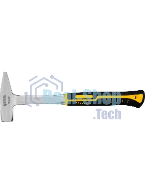 Молоток слесарный Denzel 600 г цельнометаллический, двухкомпонентная рукоятка