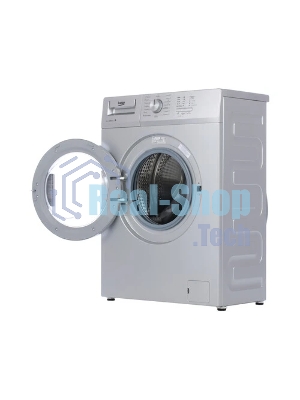 Стиральная машина Beko WRS 55P1 BSS 7320510018 серебристый, загрузка фронтальная 5 кг, 1000 об/мин., класс: А