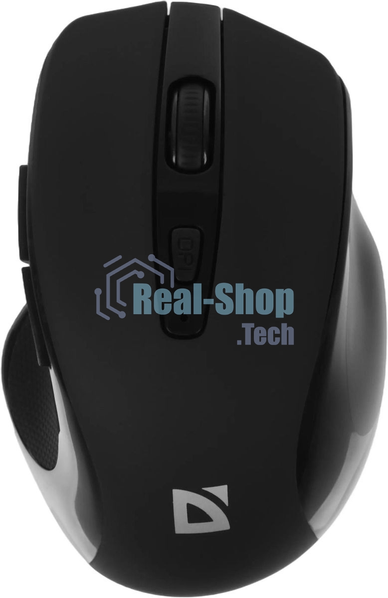 Мышь беспроводная Defender Prime MB-053 черный, 1600 dpi, радиоканал, USB, кнопки - 6