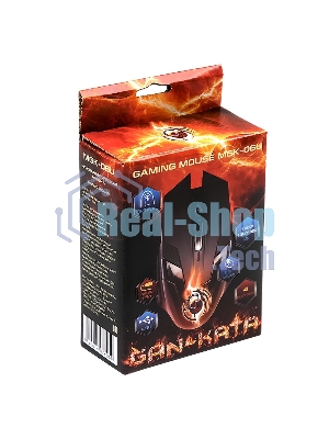 Мышь проводная Dialog Gan-Kata MGK-06U черный, 1600 dpi, USB, кнопки - 4