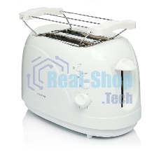 Тостер Polaris PET 0702L белый, 750 Вт, 2 слота