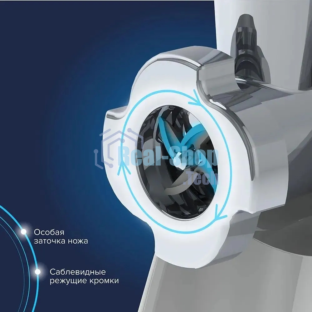 Мясорубка электрическая Аксион М41.01 1700Вт белый