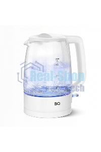 Чайник электрический BQ KT1839G белый. Мощность: 2200 Вт, объем: 1.7 л