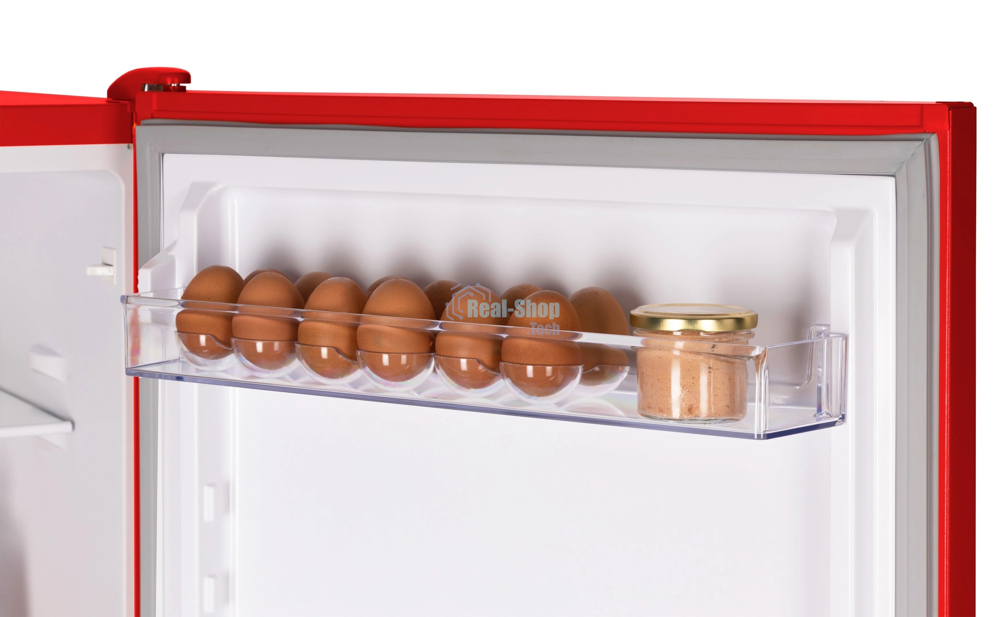 Холодильник Nordfrost NRB 164NF R красный двухкамерный 238/105 л морозилка снизу