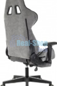 Кресло игровое Бюрократ Zombie Drift/F серый/черный, крестов. пластик, подст. для ног