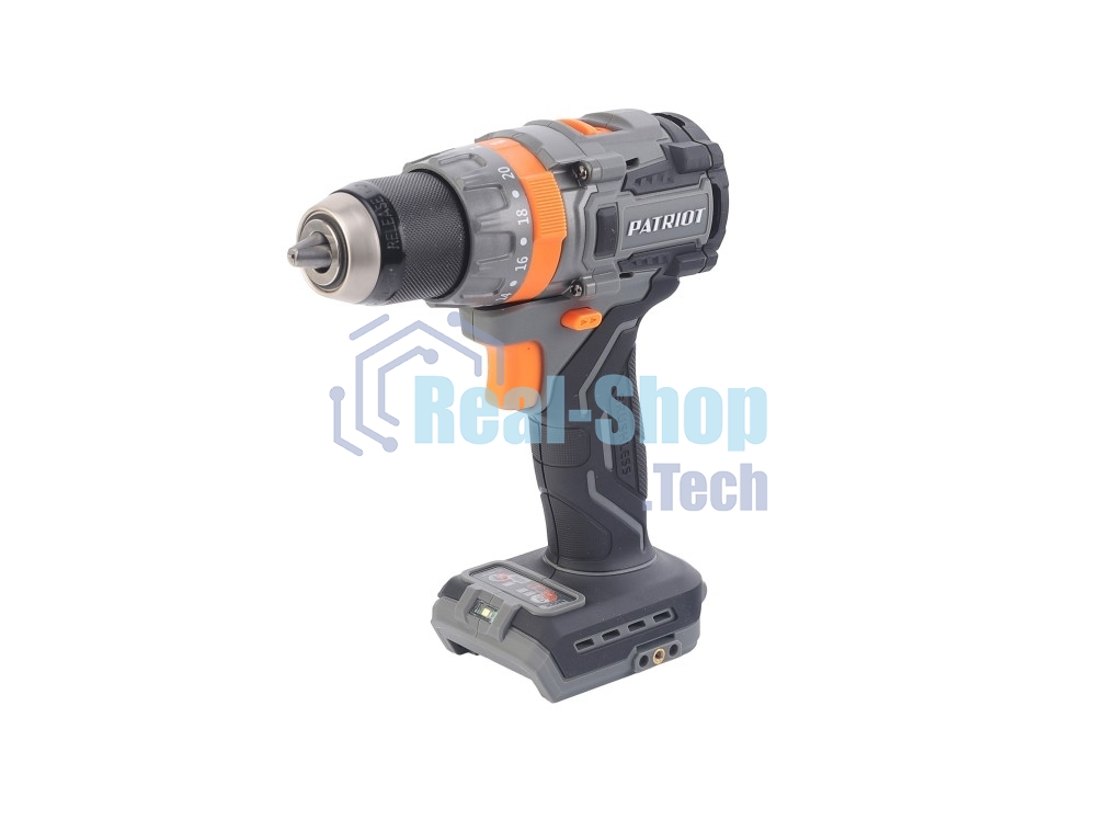 Дрель-шуруповерт Patriot BR 210UES, 21 В, 2 Ач, 85 Нм, бесщеточный