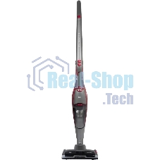 Пылесос вертикальный BQ VCA0401H серый/красный, питание от аккумулятора, 40 Вт, уборка сухая, пылесборник 0.6 л, работа от АКБ max 45 мин