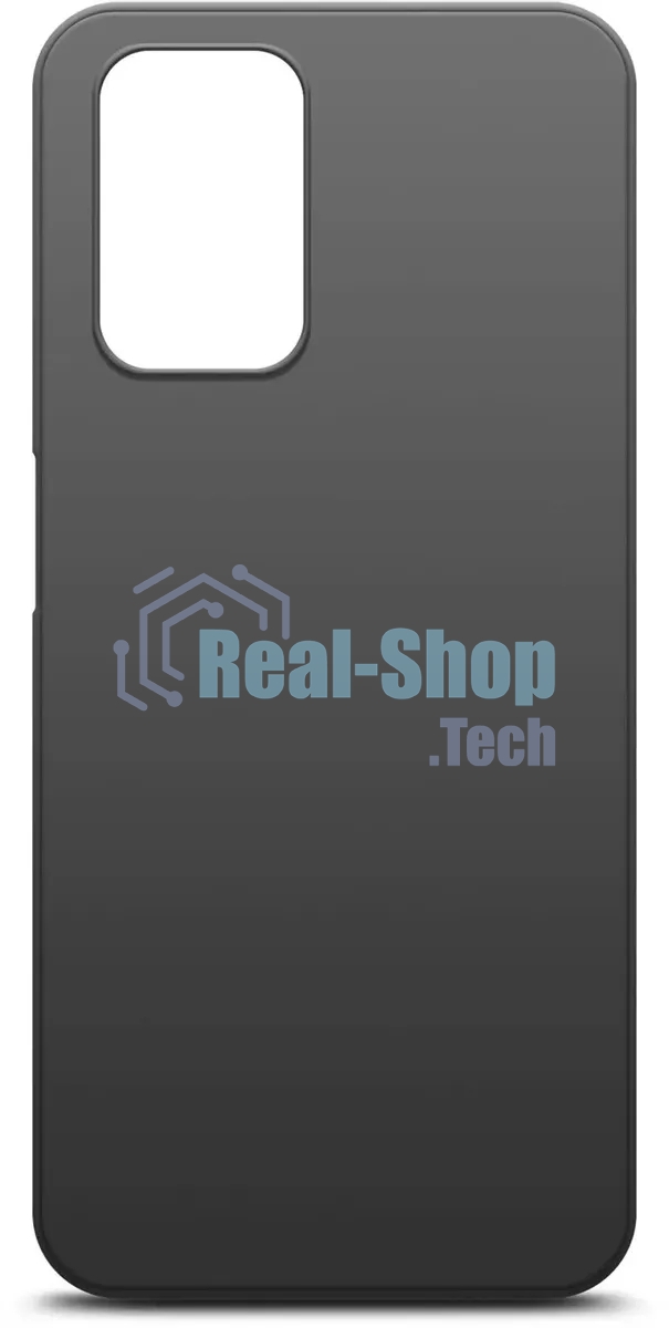 Чехол (клип-кейс) BORASCO Silicone Case, для Xiaomi Redmi 10, черный (матовый)