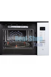 Микроволновая печь встраиваемая DeLonghi DMO 25BB ROMA белый, 25 л, 1450 Вт, переключатели - сенсор