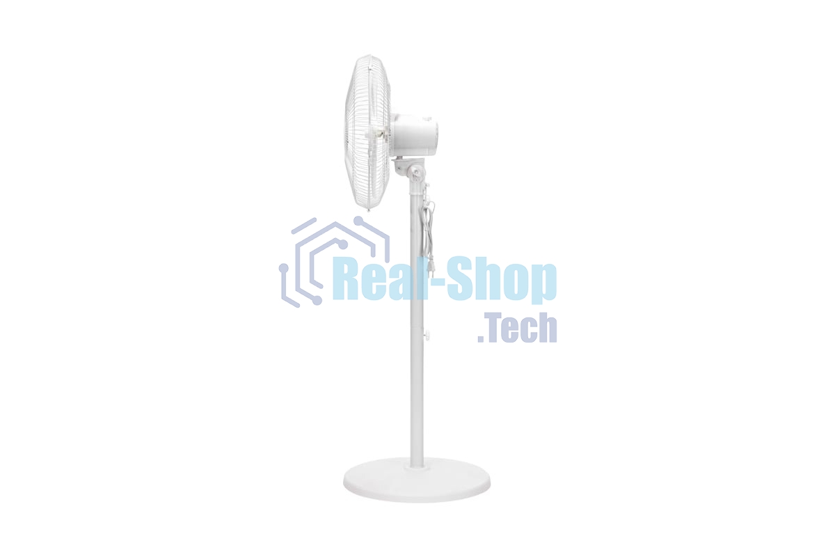 Вентилятор напольный DUX DX-40, 40Вт, 16дюйм, белый 60-0218