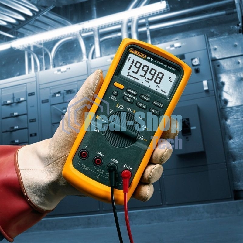 Мультиметр FLUKE 87v цифровая 1000мА желтый, черный 0,355кг