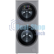 Стирально-сушильная + Стиральная машина Maunfeld MFWD14157LS06 нержавеющая сталь, загрузка фронтальная 10кг, 1400 об/мин., класс: A+++