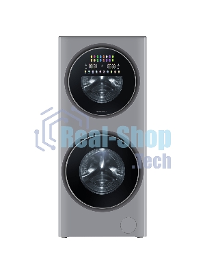 Стирально-сушильная + Стиральная машина Maunfeld MFWD14157LS06 нержавеющая сталь, загрузка фронтальная 10кг, 1400 об/мин., класс: A+++