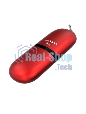 Флешка USB Maxvi SF red (FD8GbUSB20C10SF), 8Gb, USB 2.0, R/W 5/15, красный