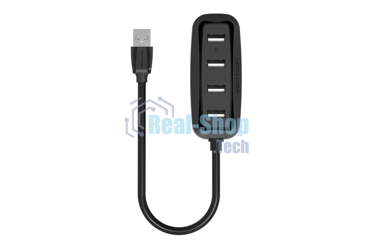 USB-концентратор Vention VAS-J43-B015, USB 2.0, USB 4 порта, USB