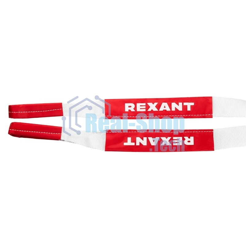 Трос динамический (стропа) Rexant 10т, 9м, белый, в чехле