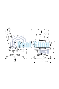 Кресло руководителя Бюрократ CH-820MSG-F бежевый 38-402 крестов. пластик подст. для ног