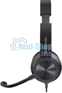 Гарнитура проводная Defender Tune 150 (черная, провод 1.8 м)