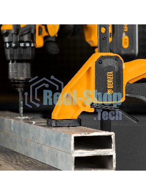 Струбцина Denzel F-образная, быстрозажимная, 150 х 80 мм, усиленный нейлоновый корпус