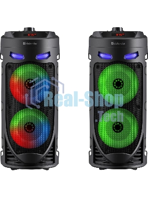 Портативная колонка Defender 16W черный CRASHBOOM