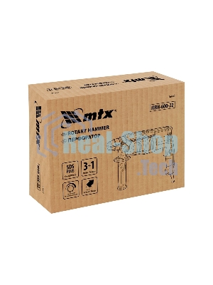 Перфоратор MTX MRH-600-22, SDS-plus, 600 Вт, 2.2 Дж, от сети