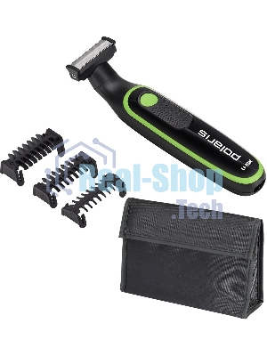Машинка для стрижки Polaris PHC 0303RB черный/лайм 240Вт