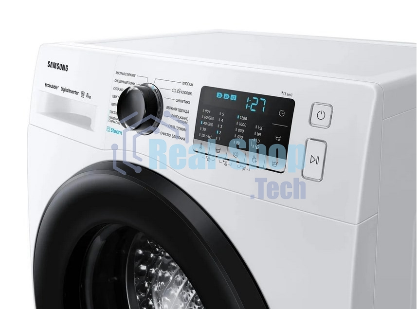 Стиральная машина Samsung WW80AGAS21AELP кл.:A фронт. макс.:8кг