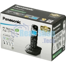 Телефон беспроводной (DECT) Panasonic KX-TG2511RUS (серебристый) АОН, Caller ID,спикерфон на трубке,переход в Эко режим одним нажатием