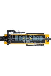 Плиткорез рельсовый Denzel 600х16мм, каретка на подш., стальная станина, усил. рукоятка-пенал