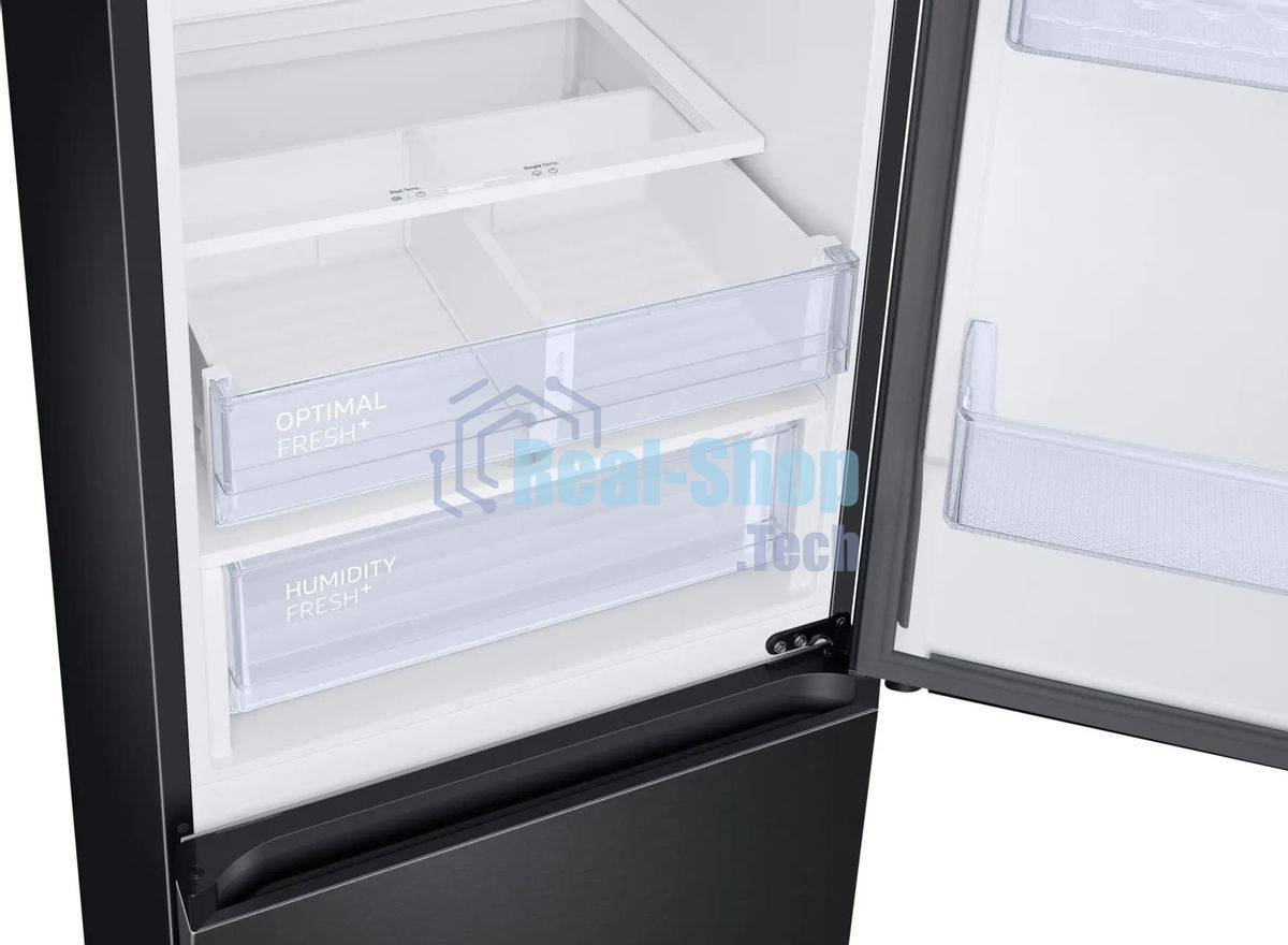 Холодильник Samsung RB34C675EBN/EF черный двухкамерный 230/114л морозилка снизу, No Frost