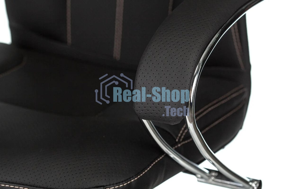 Кресло руководителя Бюрократ CH-608SL/ECO черный искусственная кожа крестовина металл хром