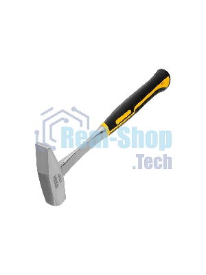 Молоток слесарный Denzel 600 г цельнометаллический, двухкомпонентная рукоятка