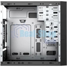 Компьютерный корпус с блоком питания 450Вт. Case Foxline FL-733, mATX, 2x5.25EXT, 2x3.5EXT, 5x3.5INT, 2xUSB 2.0, HDA, w/o FAN, w/450W ATX PSU, w/1.2m EU pwr cord