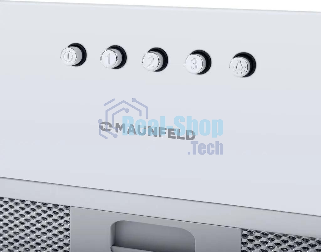 Вытяжка встраиваемая Maunfeld Crosby Power 50 белый, 50 см, 1050 куб. м/ч, 51.8 дБ