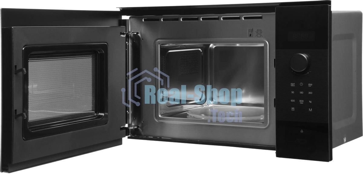 Встраиваемая микроволновая печь Bosch BFL524MB2 черный 20л. 800Вт