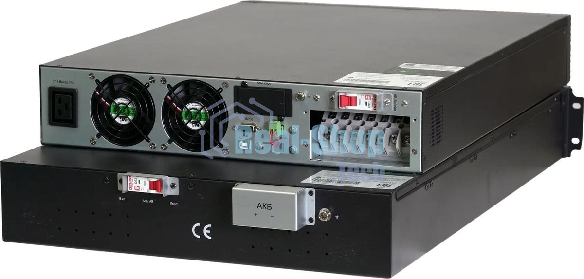 Источник бесперебойного питания Systeme Electric Smart-Save Online SRV SRVSE10KRTXLIG2-PM / 10000 ВA / 10000 Вт / 1 x IEC 320 С19, клеммная колодка