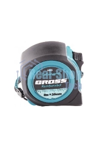 Рулетка Gross Komfortabel, 8 м х 25 мм, обрезиненный корпус