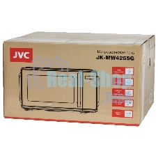 Микроволновая печь JVC JK-MW425SG белый, 20 л, 700 Вт, переключатели - мембранные кнопки