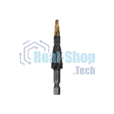 Сверло ступенчатое Denzel 4-5-6-7-8-9-10-11-12 мм, Р6М5, 6-гр. хвостовик 723602