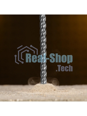 Бур по бетону Denzel цельная крестовая пластина, 10x265 мм, SDS PLUS