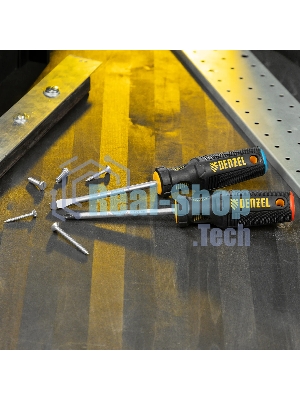 Набор отверток Denzel 2 шт., PH+SL, S2, 3к рукоятка