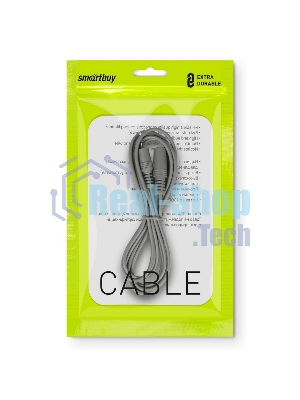 Кабель-удлинитель Smartbuy 3.5 Jack (M) - 3.5 Jack (F), стерео, аудио, 1,8 м, пакете (KA-321-350)
