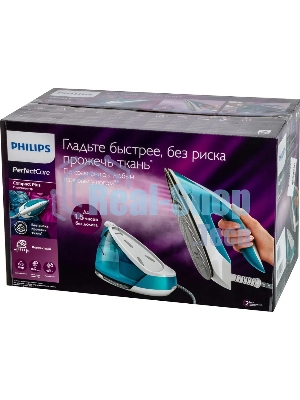 Парогенератор Philips GC7920/20 голубой/белый, 2400 Вт, 120 г/мин, 430 г/мин, 1500 мл
